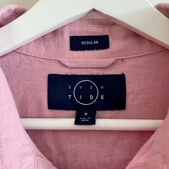 NWOT Even Tide Shortsleeved Button Down - Picture 7 of 7